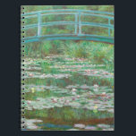 Claude Monet Japanese Footbridge. Impressionism Notebook<br><div class="desc">Claude Monet "Japanese Footbridge" notebook.</div>