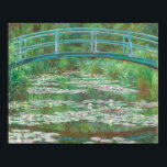 Claude Monet Japanese Footbridge. Impressionism Poster<br><div class="desc">Claude Monet "Japanese Footbridge" poster.</div>