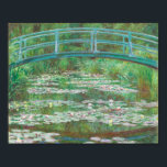 Claude Monet Japanese Footbridge. Impressionism Poster<br><div class="desc">Claude Monet "Japanese Footbridge" poster.</div>