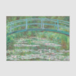 Claude Monet Japanese Footbridge. Impressionism Tissue Paper<br><div class="desc">Claude Monet "Japanese Footbridge" tissue paper.</div>