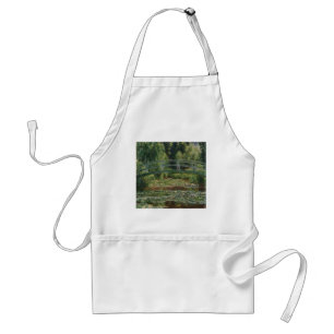 Claude Monet Japanese Footbridge & Water Lily Pool Standard Apron
