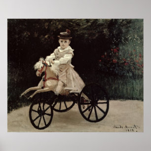 Claude Monet   Jean Monet on his Hobby Horse, 1872 Poster