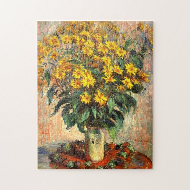 Claude Monet: Jerusalem Artichokes Jigsaw Puzzle (Vertical)
