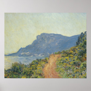 Claude Monet - La Corniche near Monaco Poster