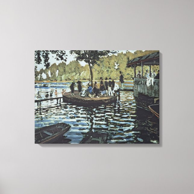 Claude Monet | La Grenouillere Canvas Print (Front)