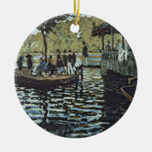 Claude Monet   La Grenouillere Ceramic Ornament