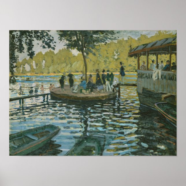 Claude Monet | La Grenouillere Poster (Front)