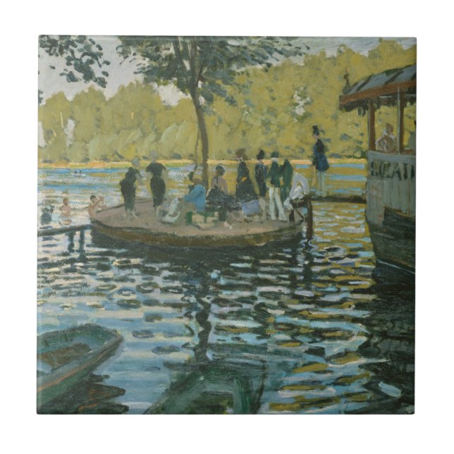 Claude Monet | La Grenouillere Tile (Front)