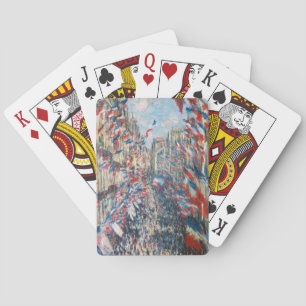 Claude Monet - La Rue Montorgueil - Paris Playing Cards