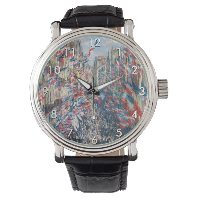 Claude Monet - La Rue Montorgueil - Paris Watch (Front)