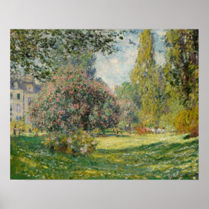 Claude Monet - Landscape: The Parc Monceau Poster