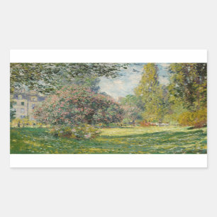 Claude Monet - Landscape: The Parc Monceau Sticker