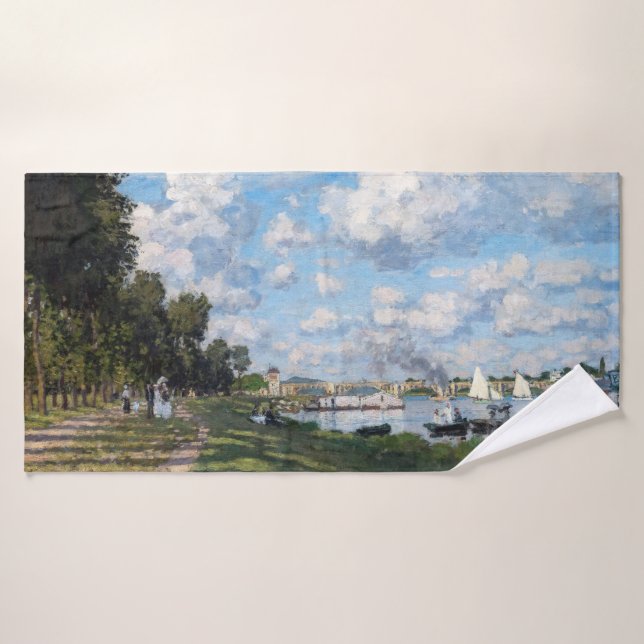 Claude Monet - Le Bassin d'Argenteuil (Serviette de bain)