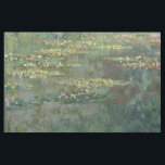 Claude Monet - Le Bassin des Nympheas Fabric<br><div class="desc">Beautiful impressionistic painting by Claude Monet. Great floral scenery for flower lovers.</div>
