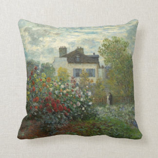 Claude Monet le coussin de peinture du jardin de