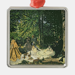 Claude Monet   Le Dejeuner sur l'Herbe, 1865-1866 Metal Ornament