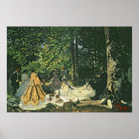 Claude Monet | Le Dejeuner sur l'Herbe, 1865-1866