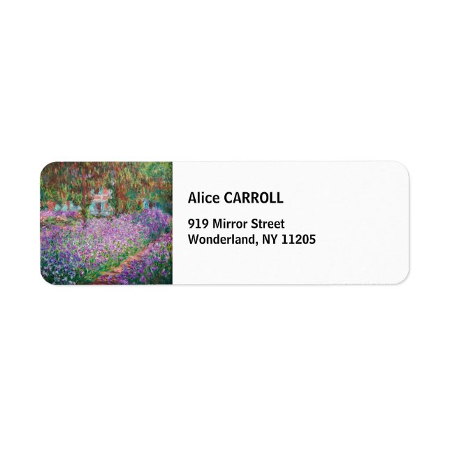 Claude Monet - Le jardin de l'artiste à Giverny (Devant)