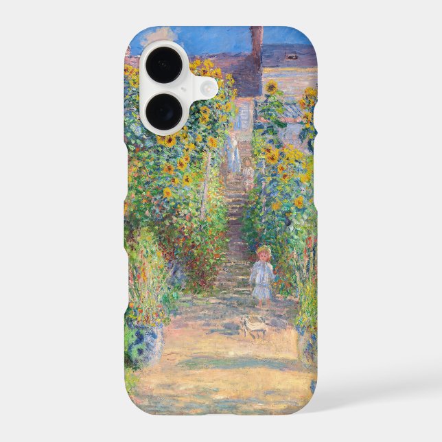 Claude Monet - Le jardin de l'artiste à Vetheuil (Verso)