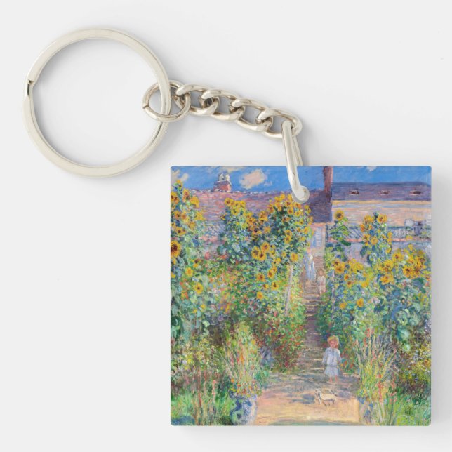 Claude Monet - Le jardin de l'artiste à Vetheuil (Devant)