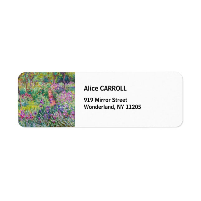 Claude Monet - Le jardin d'Iris à Giverny (Devant)