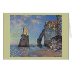 Claude Monet - les falaises chez Etretat 1885