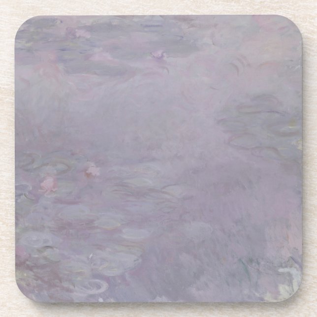 Claude Monet | Light-coloured Waterlilies Coaster (Front)