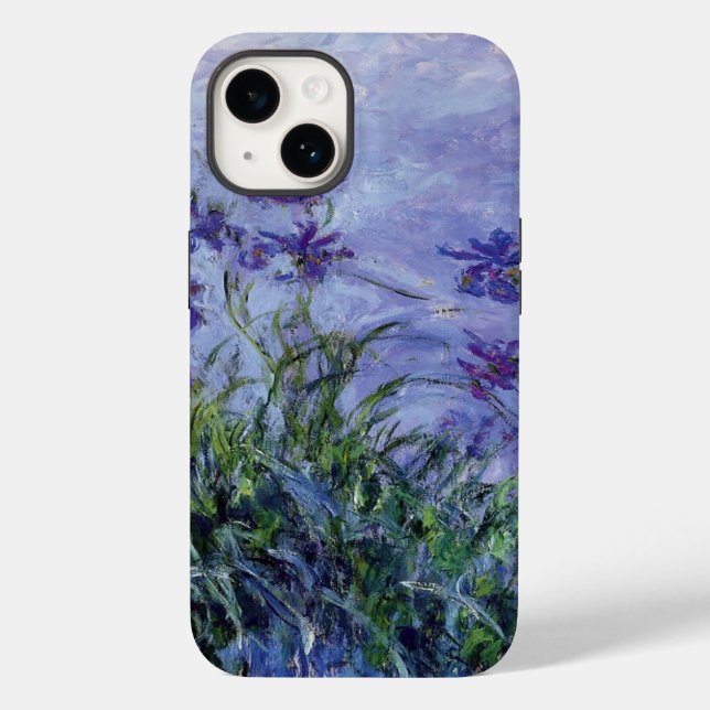 Claude Monet Lila Irises  Case-Mate iPhone Case (Back)