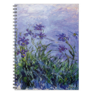 Claude Monet Lila Irises Notebook