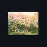 Claude Monet | Lilac in the Sun, 1873 Canvas Print<br><div class="desc">Lilac in the Sun,  1873 | by Claude Monet | Art Location: Pushkin Museum,  Moscow,  Russia | French Artist | Image Collection Number: XIR182548</div>