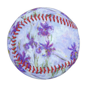 Claude Monet - Lilac Irises / Iris Mauves Baseball