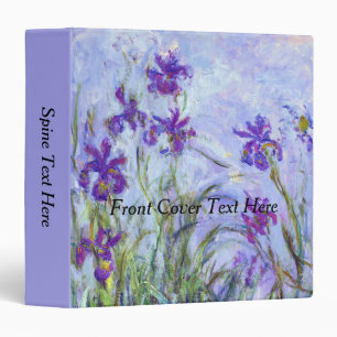 Claude Monet - Lilac Irises / Iris Mauves Binder