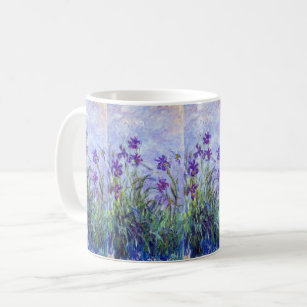 Claude Monet - Lilac Irises / Iris Mauves Coffee Mug