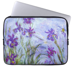 Claude Monet - Lilac Irises / Iris Mauves Laptop Sleeve
