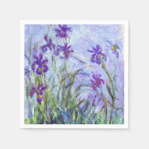 Claude Monet - Lilac Irises / Iris Mauves Napkin