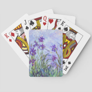 Claude Monet - Lilac Irises / Iris Mauves Playing Cards