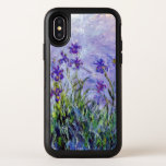 Claude Monet Lilac Irises Vintage Floral Blue OtterBox Symmetry iPhone X Case<br><div class="desc">This painting titled "Lilac Irises" was done between 1914 and 1917 by French impressionist artist Claude Oscar Monet (1840-1926).
   It is our Fine Art Series no. 131.</div>