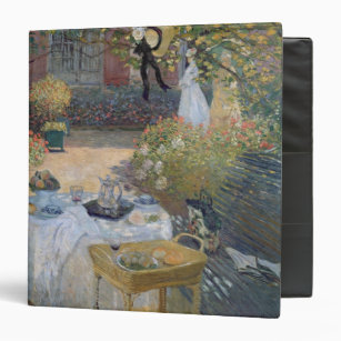 Claude Monet   Luncheon: Monet's garden Argenteuil Binder