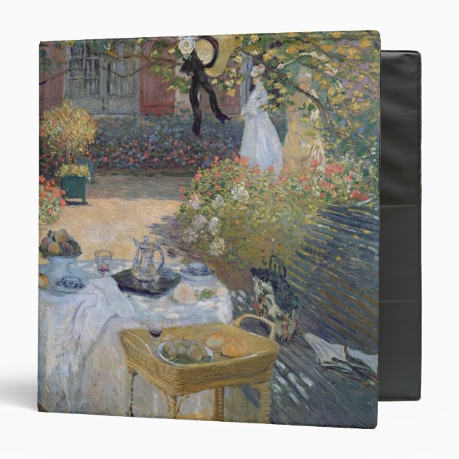 Claude Monet | Luncheon: Monet's garden Argenteuil Binder (Front/Inside)
