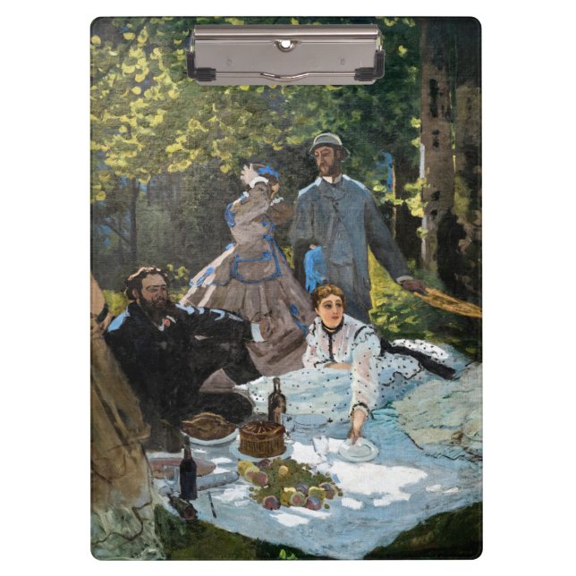 Claude Monet - Luncheon on the Grass, Right Panel Clipboard (Front)