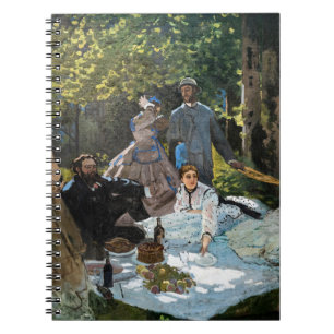 Claude Monet - Luncheon on the Grass, Right Panel Notebook