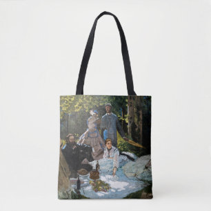 Claude Monet - Luncheon on the Grass, Right Panel Tote Bag