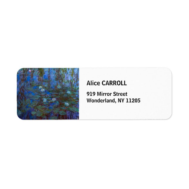 Claude Monet - Lys d'Eau Bleue (Devant)