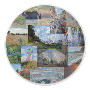 Claude Monet - Masterpieces Patchwork Ceramic Knob
