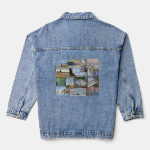 Claude Monet - Masterpieces Patchwork Denim Jacket