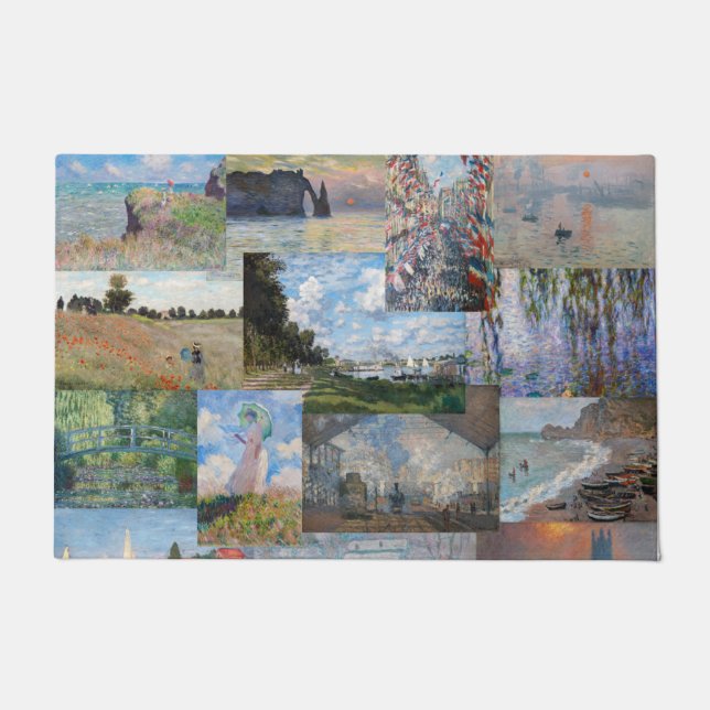 Claude Monet - Masterpieces Patchwork Doormat (Front)