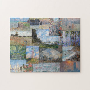 Claude Monet - Masterpieces Patchwork Jigsaw Puzzle