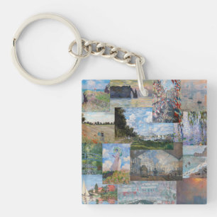 Claude Monet - Masterpieces Patchwork Keychain