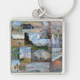 Claude Monet - Masterpieces Patchwork Keychain