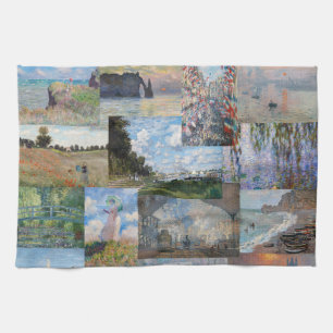 Claude Monet - Masterpieces Patchwork Kitchen Towel